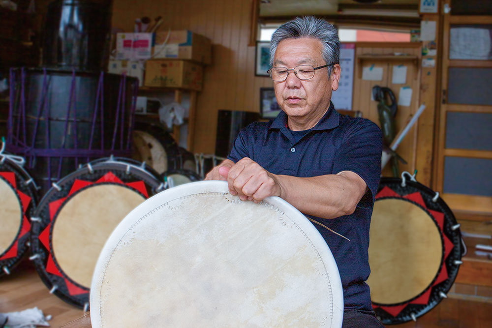 髙松義雄太鼓店 四代目代表 髙松孝治 さん