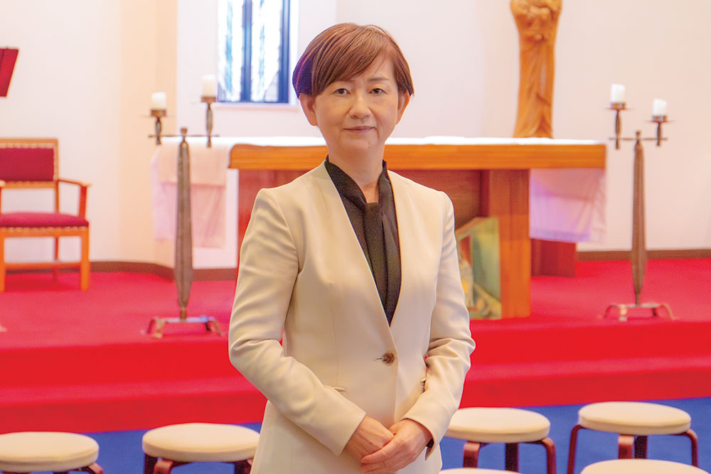 盛岡白百合学園中学高等学校 校長 浅沼千明さん